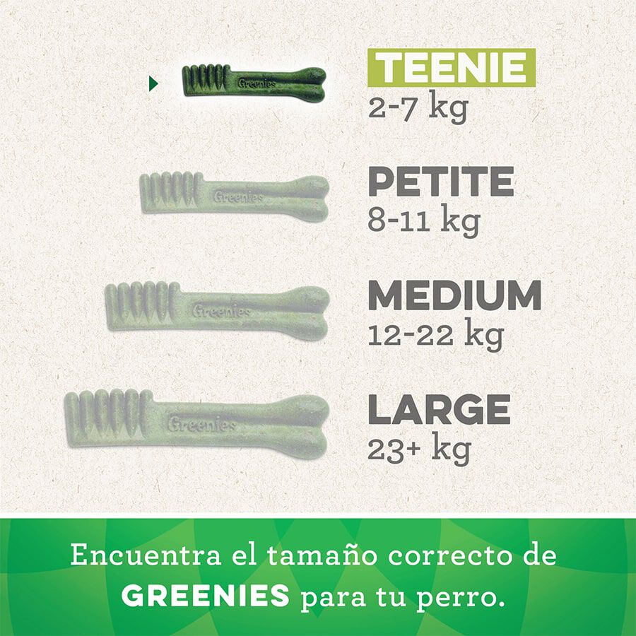 43 barritas Greenies Teenie Snacks Dentales Naturales para perros toy, , large indicador imagen numero 2
